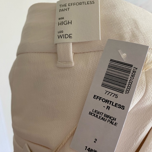 Aritzia Effortless Pants Light Birch - Picture 3 of 4